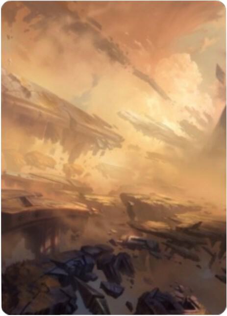 Plains Art Card (7/81) card from Art Series: Zendikar Rising