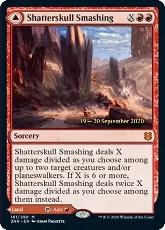 Shatterskull Smashing 161 card from Prerelease Cards