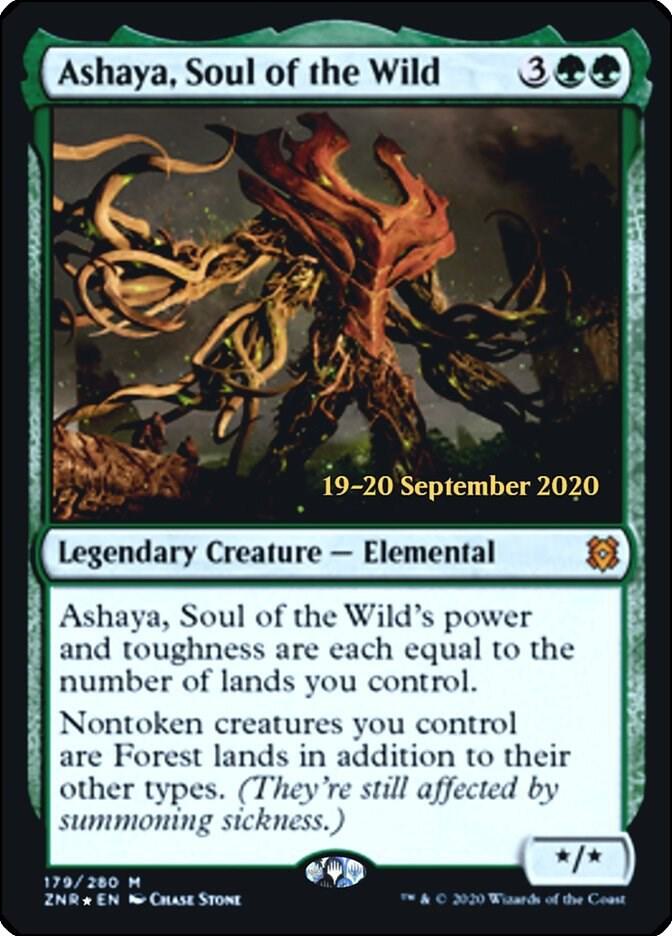 Ashaya, Soul of the Wild 179 card from Prerelease Cards