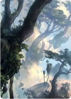 Forest Art Card (19/81) card from Art Series: Zendikar Rising