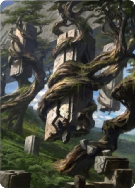 Forest Art Card (20/81) card from Art Series: Zendikar Rising