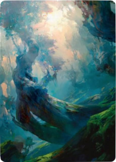 Forest Art Card (21/81) card from Art Series: Zendikar Rising