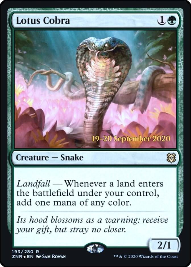 Lotus Cobra 193 card from Prerelease Cards