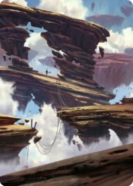 Boulderloft Pathway Art Card 22 card from Art Series: Zendikar Rising