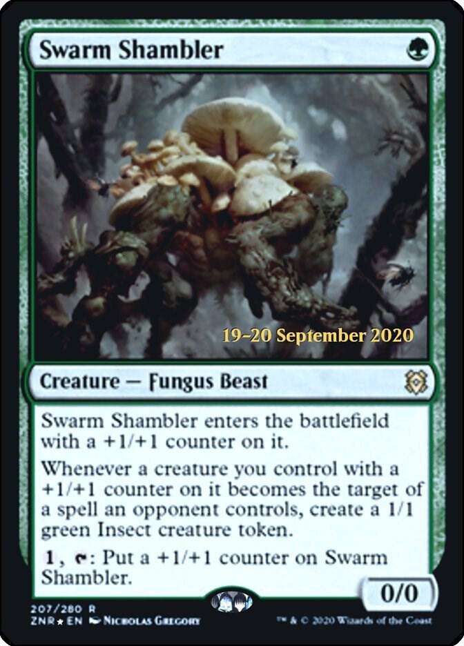 Swarm Shambler 207 card from Prerelease Cards