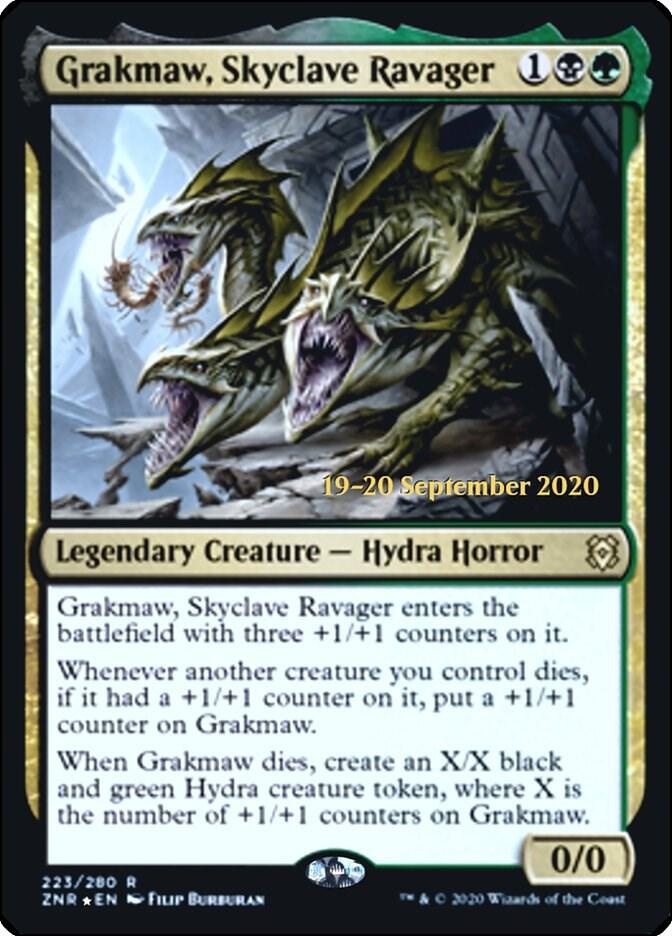 Grakmaw, Skyclave Ravager 223 card from Prerelease Cards