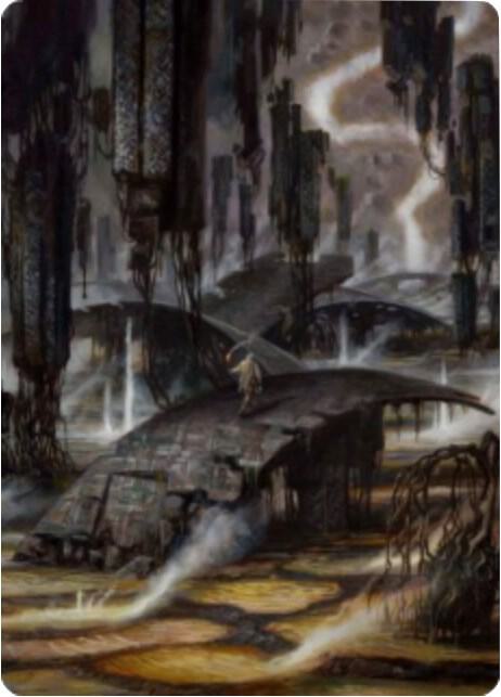 Grimclimb Pathway Art Card 24 card from Art Series: Zendikar Rising