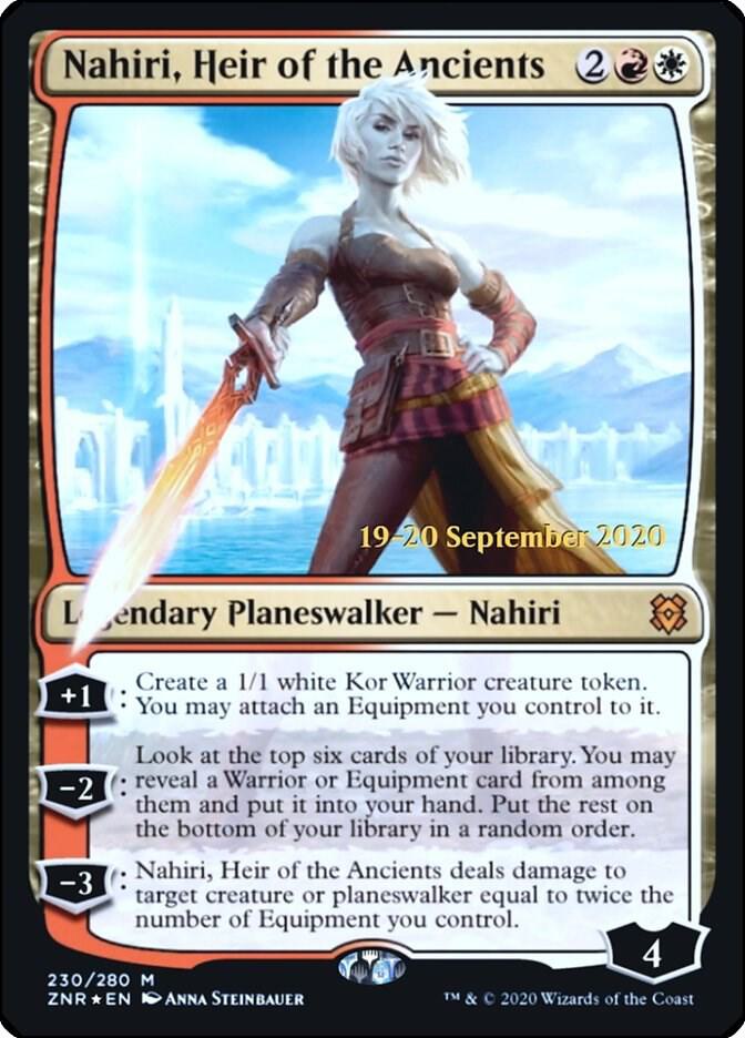 Nahiri, Heir of the Ancients 230 card from Prerelease Cards