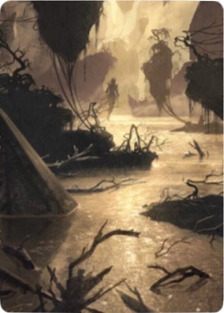 Murkwater Pathway Art Card 26 card from Art Series: Zendikar Rising