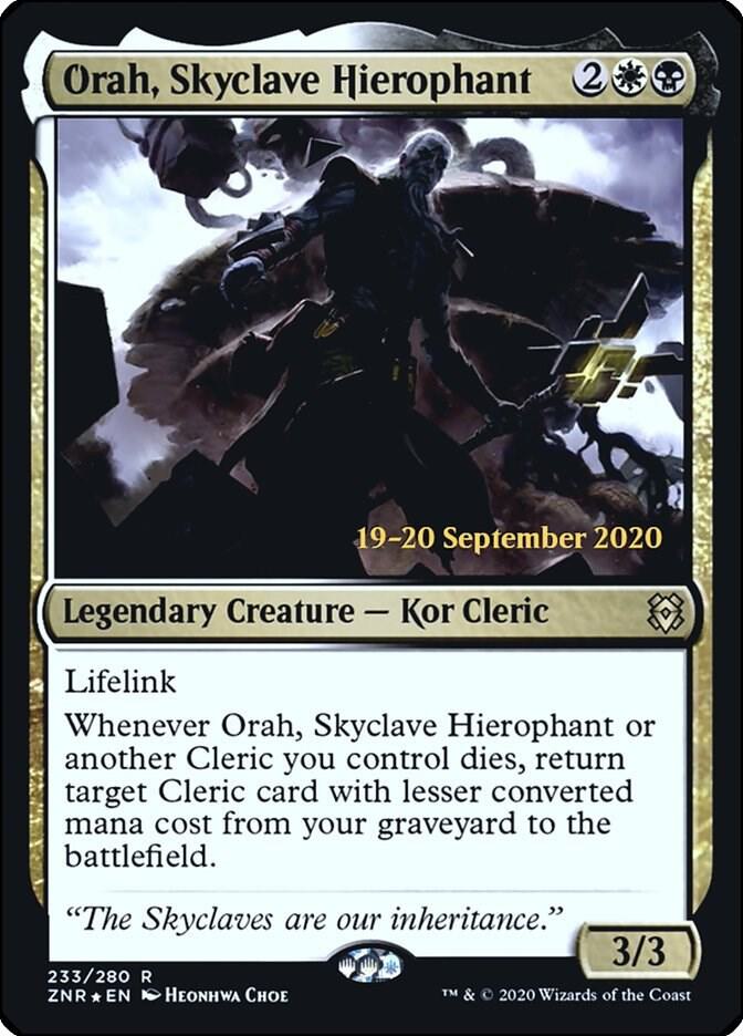 Orah, Skyclave Hierophant 233 card from Prerelease Cards