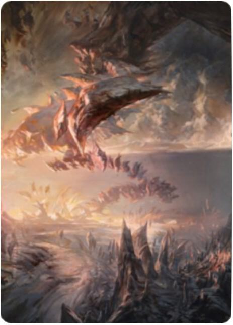 Needleverge Pathway Art Card 27 card from Art Series: Zendikar Rising