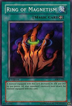 Ring of Magnetism MRD-139 card from Metal Raiders