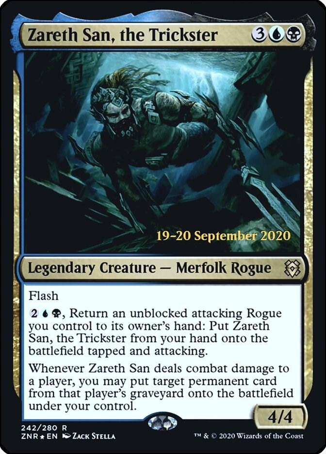 Zareth San, the Trickster 242 card from Prerelease Cards