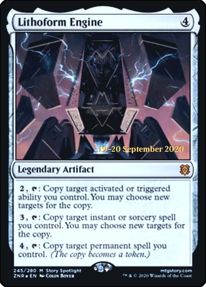 Lithoform Engine 245 card from Prerelease Cards