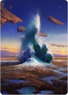 Flooded Strand Art Card 29 card from Art Series: Zendikar Rising