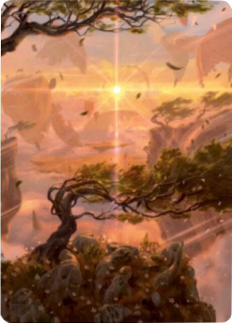 Windswept Heath Art Card 30 card from Art Series: Zendikar Rising