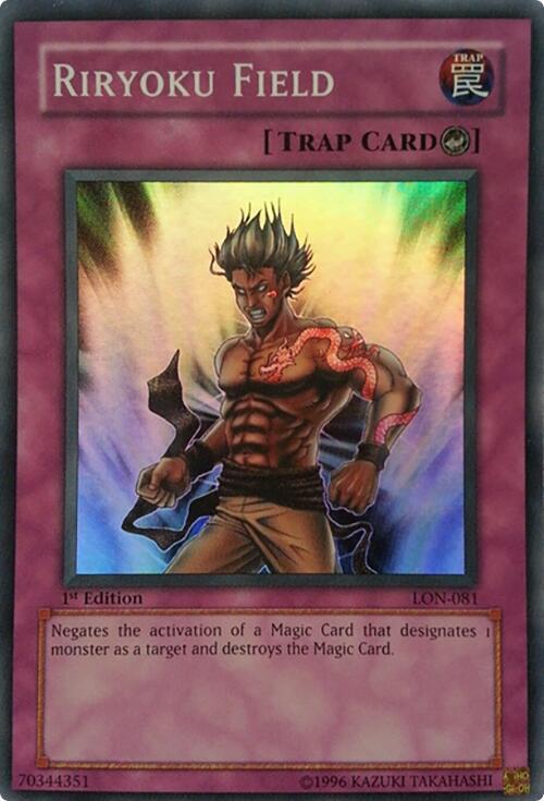 Riryoku Field LON-081 card from Labyrinth of Nightmare