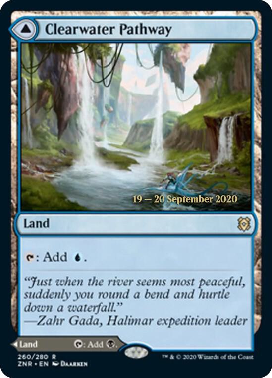 Clearwater Pathway 260 card from Prerelease Cards