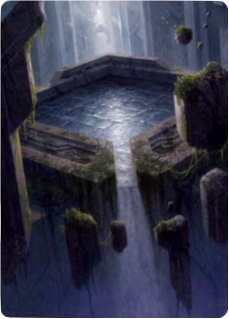 Morphic Pool Art Card 32 card from Art Series: Zendikar Rising