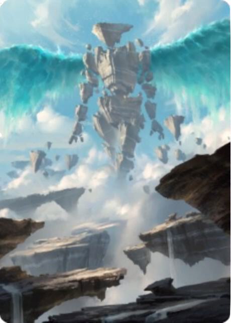 Celestial Colonnade Art Card 33 card from Art Series: Zendikar Rising