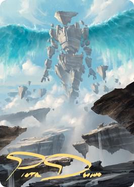 Celestial Colonnade Art Card (Gold-Stamped Signature) 33 card from Art Series: Zendikar Rising