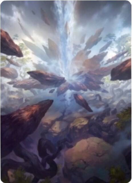 Prismatic Vista Art Card 35 card from Art Series: Zendikar Rising