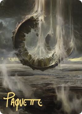 Wasteland Art Card (Gold-Stamped Signature) 36 card from Art Series: Zendikar Rising