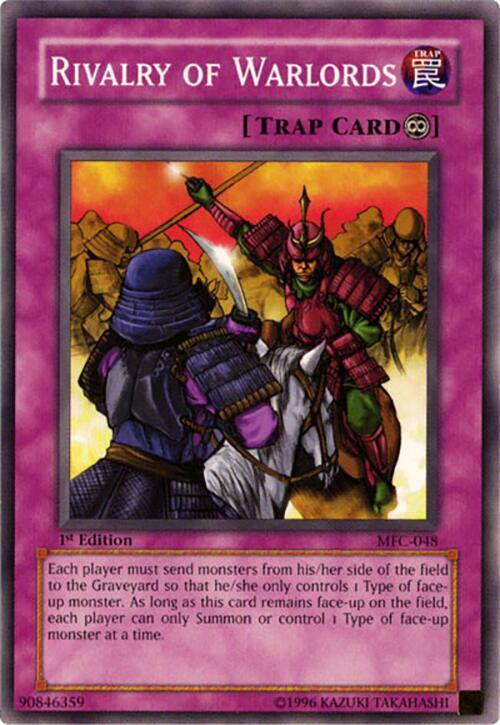 Rivalry of Warlords MFC-048 card from Magician's Force
