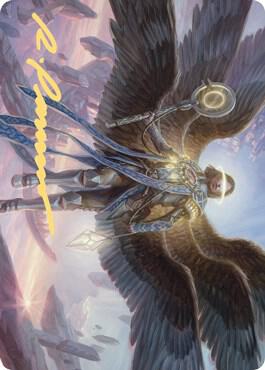 Angel of Destiny Art Card (Gold-Stamped Signature) 37 card from Art Series: Zendikar Rising