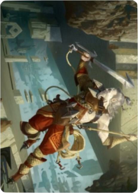 Cliffhaven Sell-Sword Art Card 38 card from Art Series: Zendikar Rising