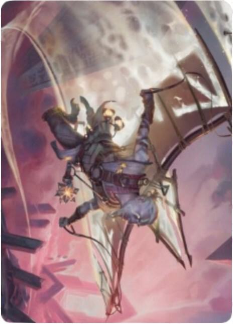 Kitesail Cleric Art Card 40 card from Art Series: Zendikar Rising