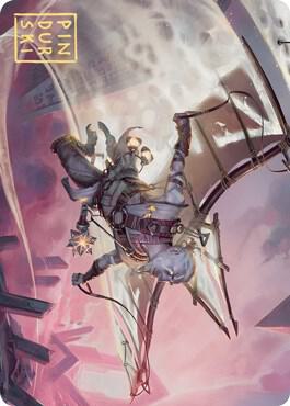 Kitesail Cleric Art Card (Gold-Stamped Signature) 40 card from Art Series: Zendikar Rising