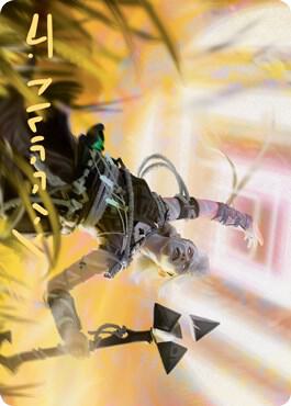 Kor Celebrant Art Card (Gold-Stamped Signature) 41 card from Art Series: Zendikar Rising