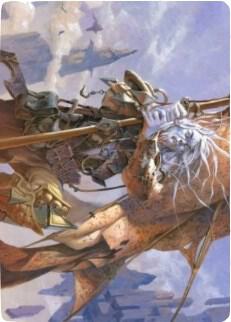 Sea Gate Banneret Art Card 43 card from Art Series: Zendikar Rising