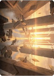 Skyclave Basilica Art Card 44 card from Art Series: Zendikar Rising