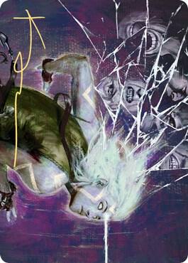 Anticognition Art Card (Gold-Stamped Signature) 46 card from Art Series: Zendikar Rising