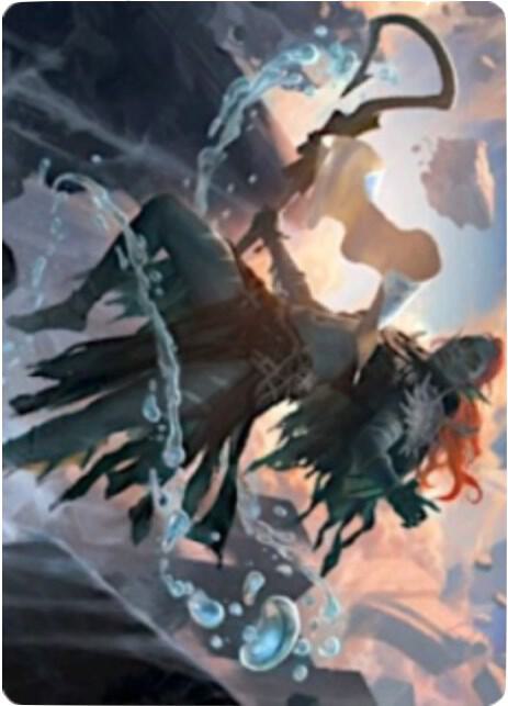Expedition Diviner Art Card 47 card from Art Series: Zendikar Rising