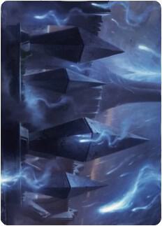 Sea Gate Restoration Art Card 49 card from Art Series: Zendikar Rising