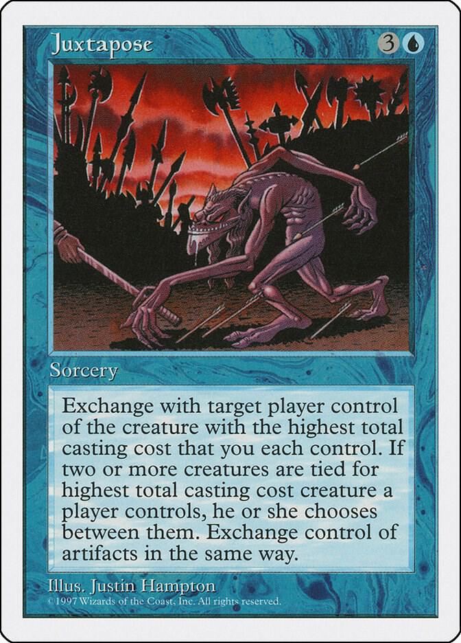 Juxtapose card from Fifth Edition