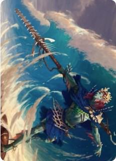 Tazeem Roilmage Art Card 51 card from Art Series: Zendikar Rising