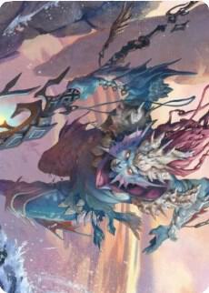 Umara Wizard Art Card 52 card from Art Series: Zendikar Rising