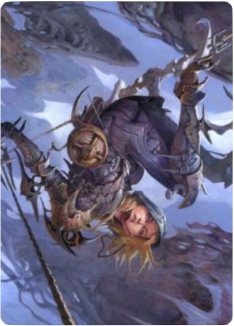 Blackbloom Rogue Art Card 53 card from Art Series: Zendikar Rising