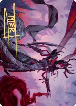 Drana, the Last Bloodchief Art Card (Gold-Stamped Signature) 54 card from Art Series: Zendikar Rising