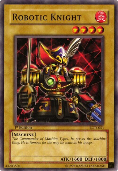 Robotic Knight LOD-051 card from Legacy of Darkness