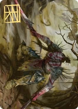 Highborn Vampire Art Card (Gold-Stamped Signature) 55 card from Art Series: Zendikar Rising