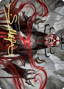 Malakir Blood-Priest Art Card (Gold-Stamped Signature) 56 card from Art Series: Zendikar Rising