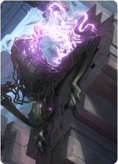 Skyclave Shade Art Card 61 card from Art Series: Zendikar Rising