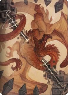 Soul Shatter Art Card 62 card from Art Series: Zendikar Rising