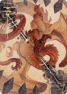 Soul Shatter Art Card (Gold-Stamped Signature) 62 card from Art Series: Zendikar Rising