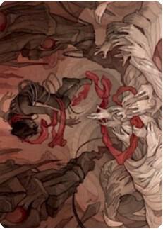 Thwart the Grave Art Card 64 card from Art Series: Zendikar Rising